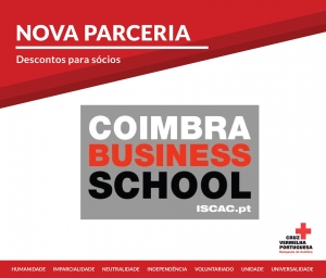 ISCAC oferece 20% de desconto a sócios da Delegação de Coimbra da Cruz Vermelha